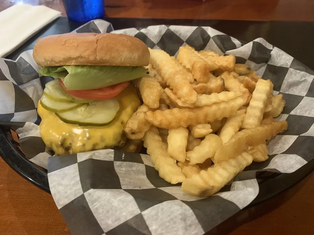 Jr Whimpy Burger and Fries